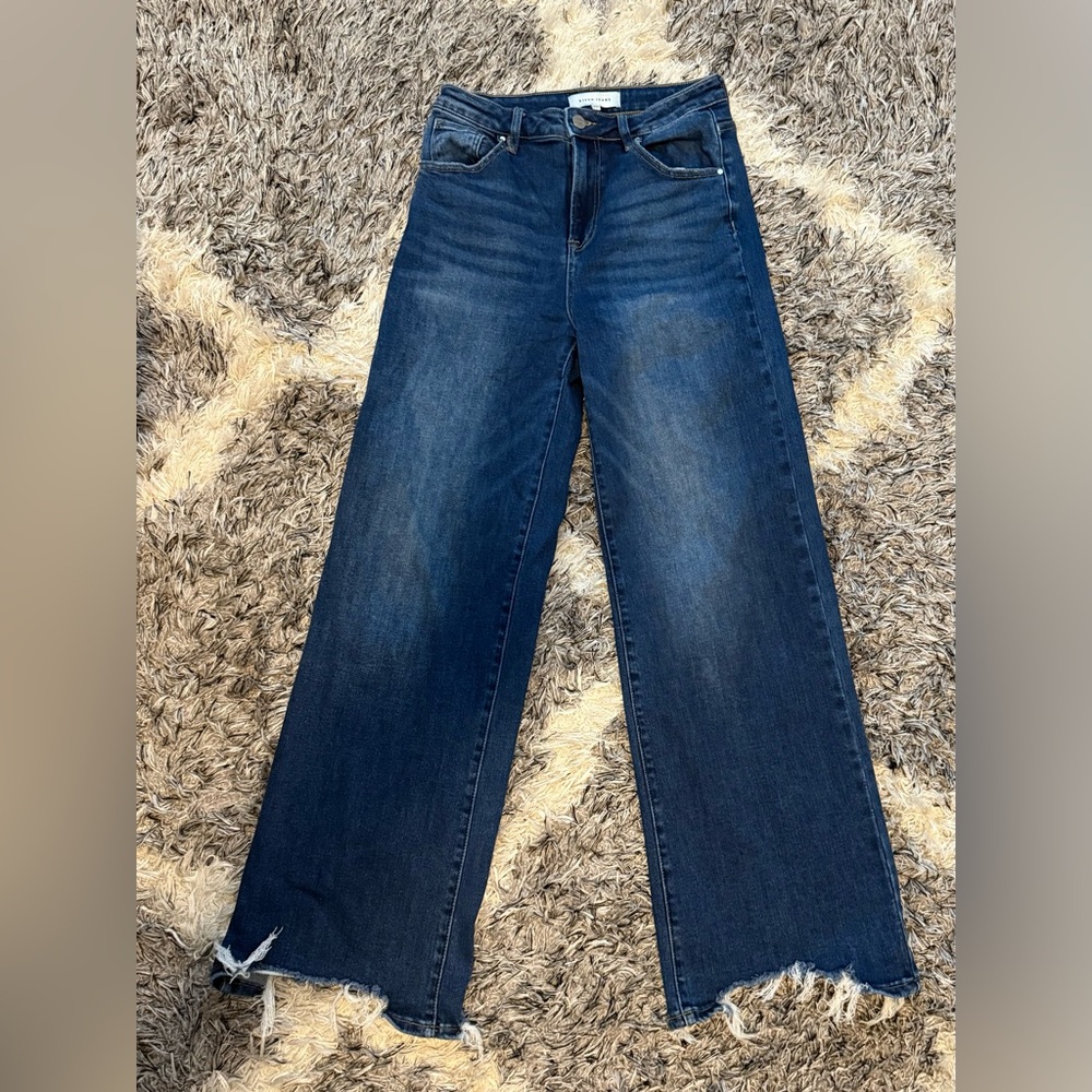 Dark Blue Flare Women's Jeans